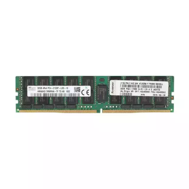 Lenovo 32GB (1x32GB) PC4-17000P-LD LRDIMM 2133MHz DDR4 46W0800 Server Memory