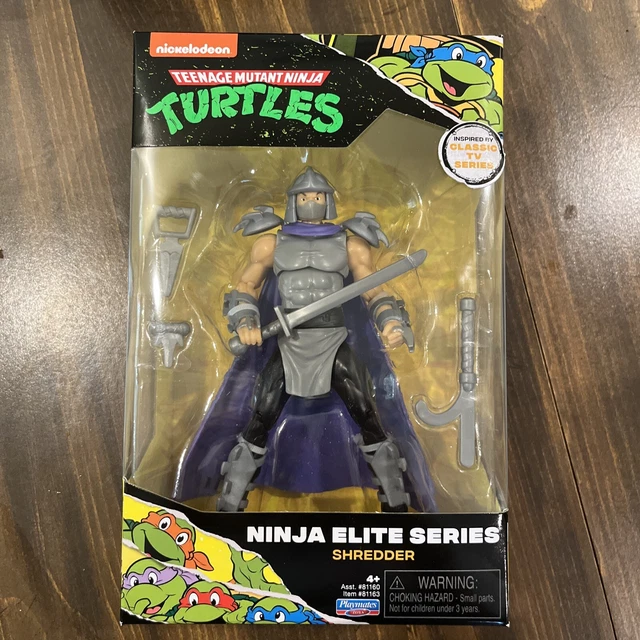 NEW Tmnt Playmates SHREDDER Teenage Mutant Ninja Turtles Classic Elite 6" Figure