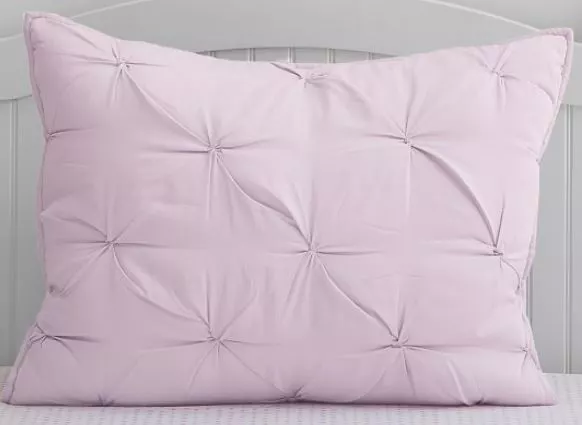 Pottery Barn Kids Audrey Light Pink Quilted Pillowcase Sham