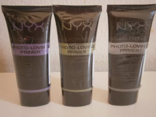 Nef Sous Blister Lot De 3 Nyx Photo Living Primer