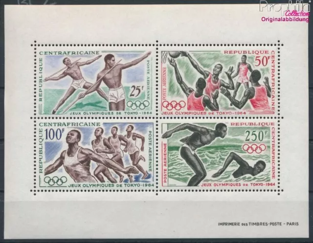 Central African Republic block2 (complete issue) unmounted mint / neve (10054578