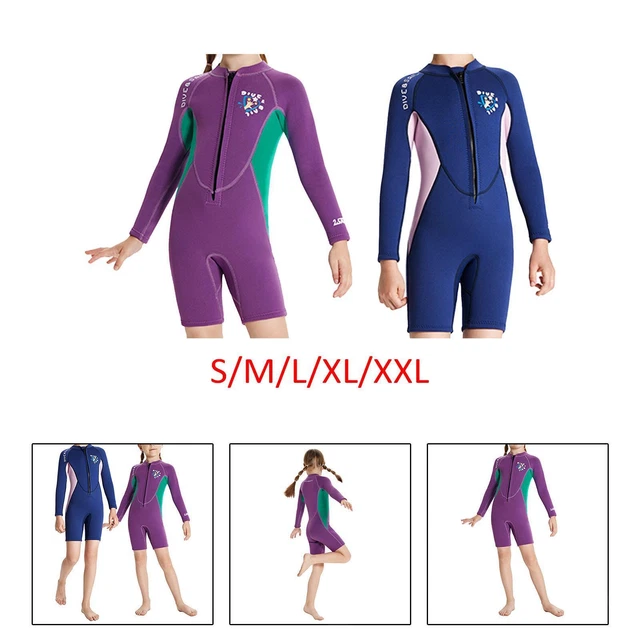 Maillots de bain de plongée pour enfants Combinaisons thermiques complètes