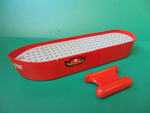 LEGO LEGOLAND BOOT Schiff Rumpf Feuerwehr Set 4025 Feuerlöschboot