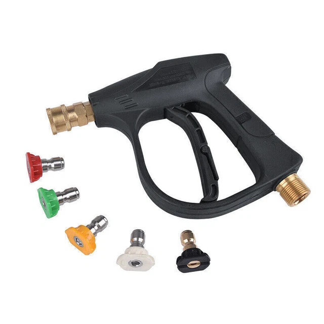High Pressure Washer Gun with Nozzle Tip 3000 PSI for Clean with 5 nozzles J