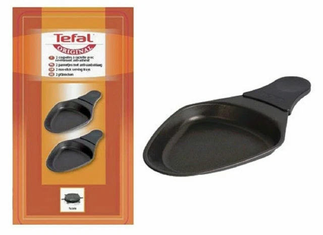 Tefal Lot de 2 Coupelles Antiadhésives Pour Raclette XA400202