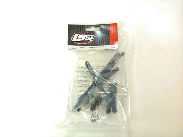 *RARE* Losi LOSB2502 Wing Braces & Mounts: Slider