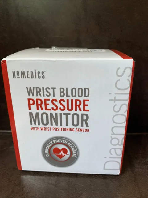 Homemedics - Monitor de presión arterial de muñeca - Operación con un toque - Promedio de memoria