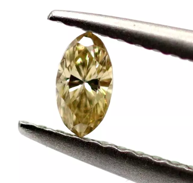 Certified Loose Marquise Cut Brown Color 0.055 Ct Natural Diamond VS1 Grade