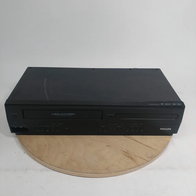 PHILIPS DVP3355V F7 DVD VCR Combo Dual Player Hifi Stereo No Remote