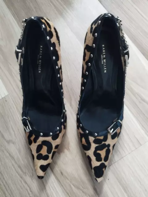 Karen millen leopard print shoes clearance