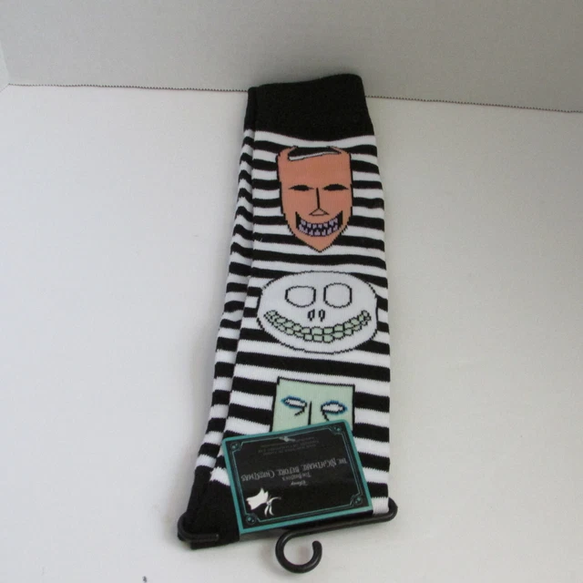 Nightmare Before Christmas Knee High Socks Ladies Lock Shock Barrel Sz 6 - 12