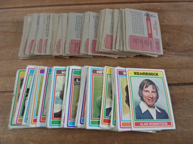 Topps schottische rote Fußballkarten von 1976 - Wählen und wählen Sie Ihre Karten!