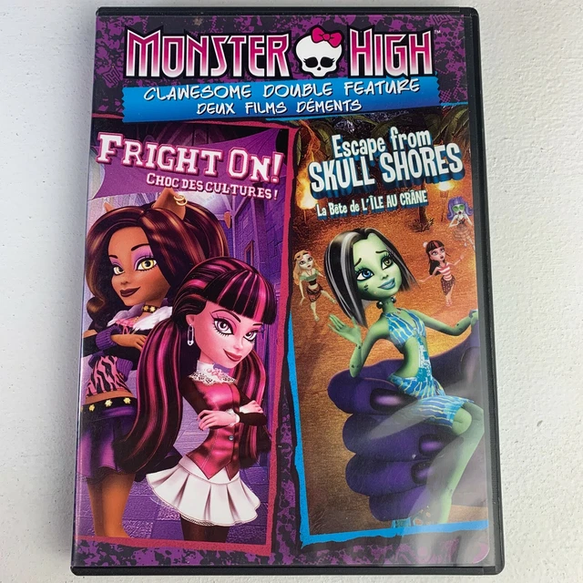 MONSTER HIGH CLAWESOME Double Feature DVD Fright Skull $7.99 - PicClick CA