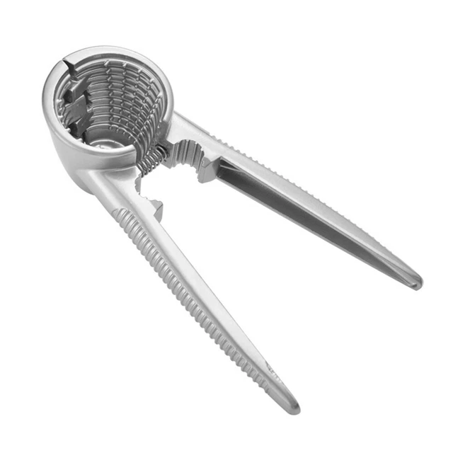 Herramienta abridor de nogal con clip de cono de pino nuez nueces plata
