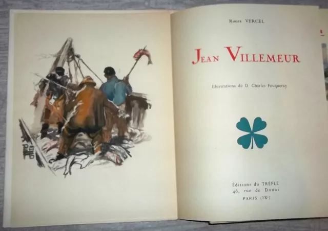 Vercel Jean Villemeur Illustre Par Fouqueray  1946  Numerote