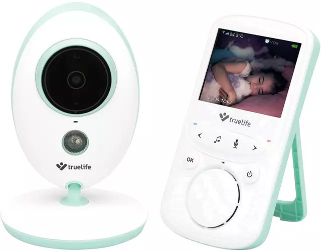 truelife V24 TLNCV24 Babyphone mit Kamera Digital 2.4 GHz