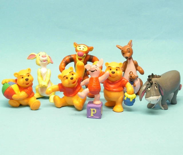 DISNEY WINNIE THE POOH Bully / Bullyland 8 Figure Series Complete ...