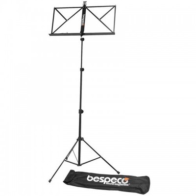 bespeco Leggio musicale spartiti e borsa no tavolo Bespeco BP01X pieghevole da orchestra 
