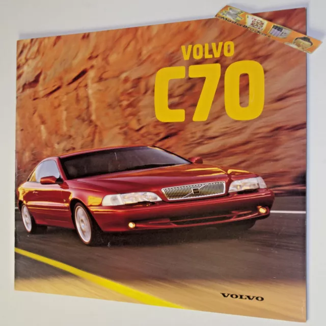 VOLVO C70 coupé 1998 catalogue Brochure adversing dépliant katalog Prospekt neuf