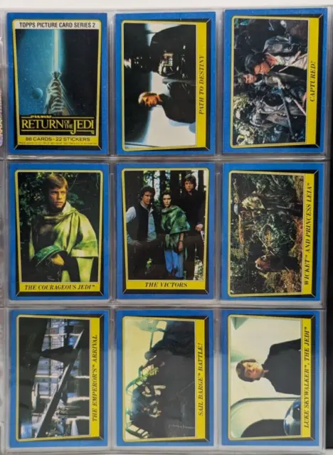 Topps 1983 Star Wars: Return of the Jedi Sammelkarten Picture Card 2 - SET 88