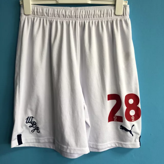 WBA 22/23 Player Worn Home Shorts #28 - Large