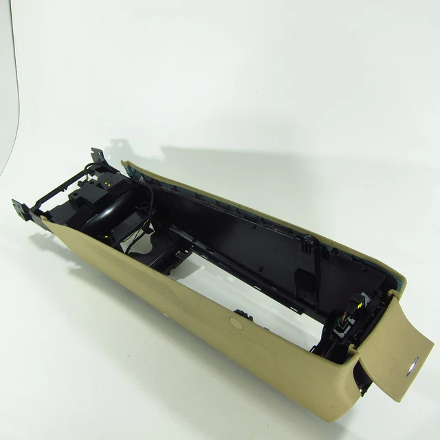 Rivestimento, Console centrale Mercedes W221 504A PELLE ESCLUSIVA MARRONE