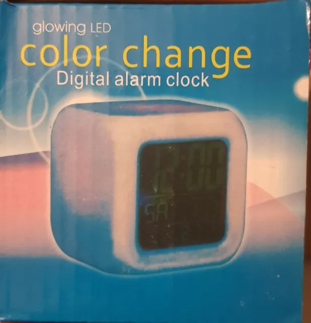 Glowing Led Colour Change Fortnite Digital Kids/Teens Alarm Clock