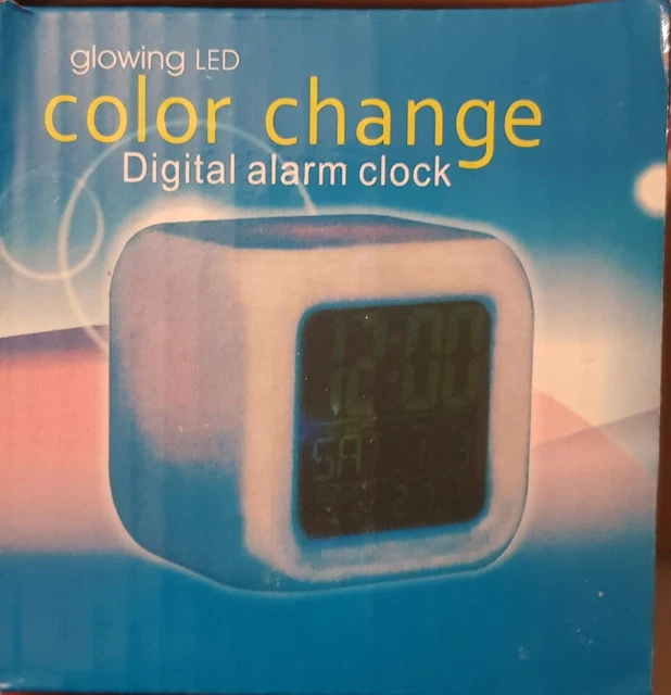 Glowing Led Colour Change Fortnite Digital Kids/Teens Alarm Clock