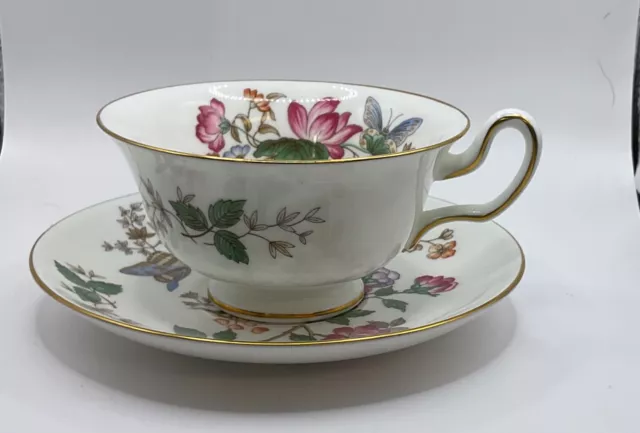 Wedgewood Bone China Teacup & Saucer - Charnwood WD3984 - Made in England