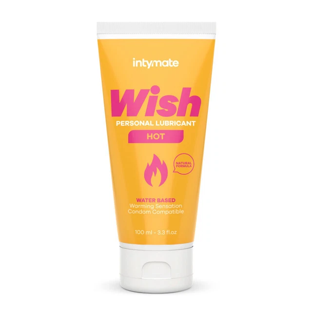 Lubrificante intimo stimolante vaginale anale a base acqua gel sessuale wish hot