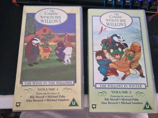 THE WIND IN the Willows Complete VHS Video Cassette Tape, Volumes 1 2 £ ...