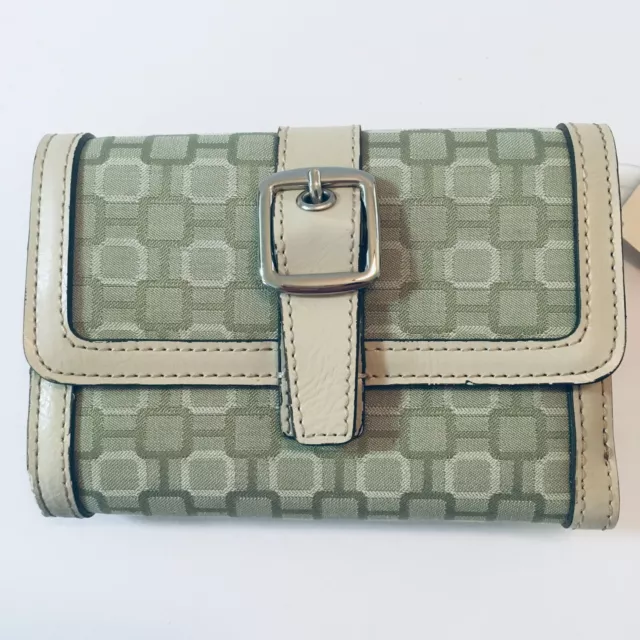 Nine West Women's Wallet Sage Clay 2759009 NWT w/ Card Slots & Coin Zipper Pouch