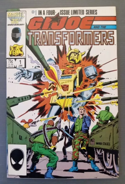 1987 Marvel Comics GI Joe And The Transformers #1 Comic Book