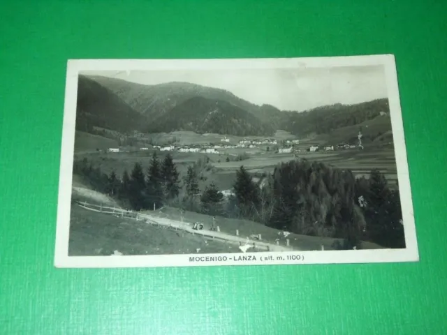 Cartolina Mocenigo - Lanza ( Trento ) - Veduta generale 1934