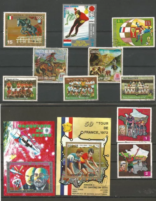 Guinea Equatorial Mixed sports stamps
