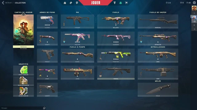 Comment obtenir des skins dans Valorant