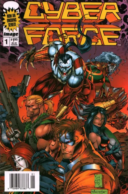 VTG Image Comics Cyberforce Comic Book Issue #1 (2nd Series, 1993) Superheroes