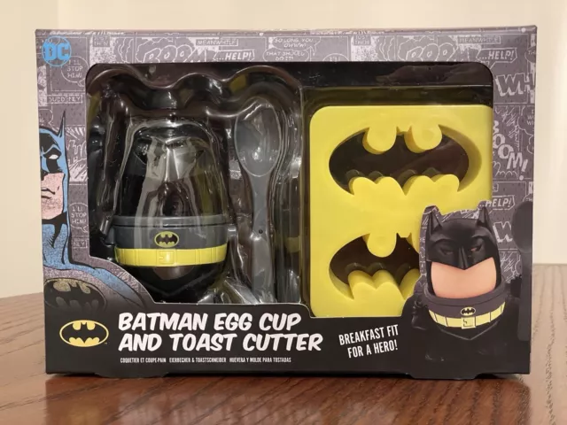 Batman Egg Cup and Toast Cutter Set