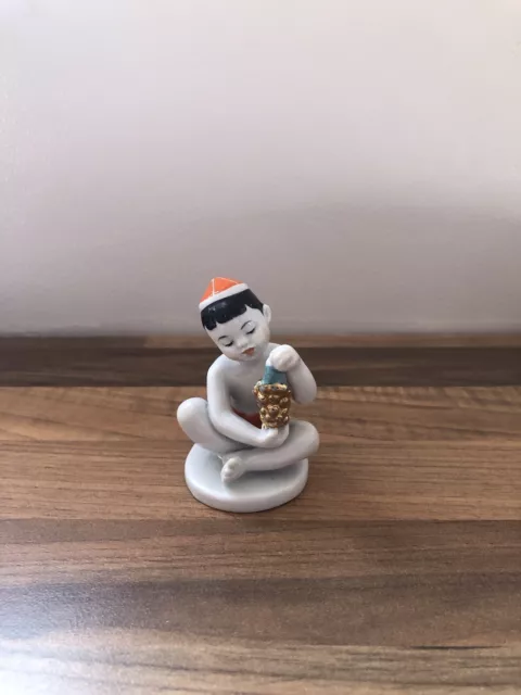 Ussr / Russian Lomonosov Porcelain Figure