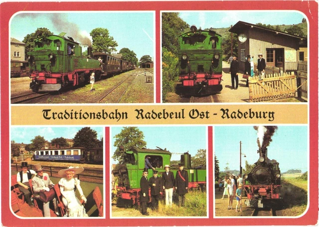 RADEBURG GERMANY TRADITIONAL Railway Radebeul Ost Station Train ...