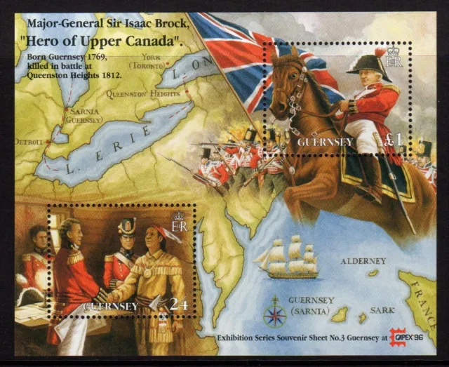 Guernsey SG MS704 Isaac Brock CAPEX 1996 minisheet MNH combined purchase offered