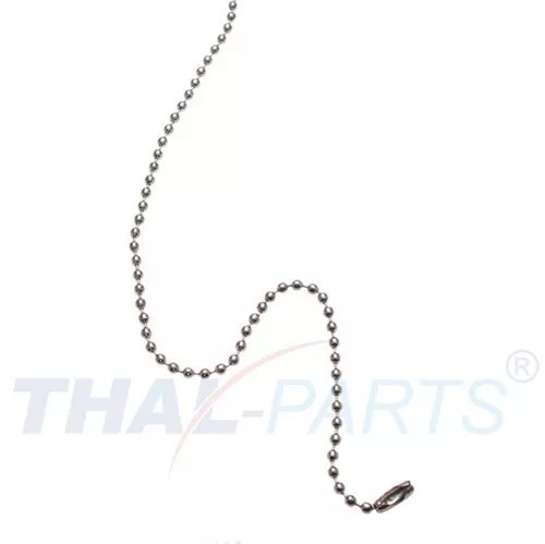 100 piezas cadenas esféricas 2,4 mm x 700 mm plata con cierre cadena esférica