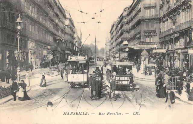 Cpa 13 Marseille Rue Noailles