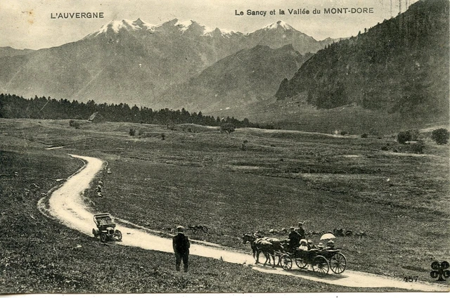 Postcard / Postcard / Le Sancy Et La Vallee Du Mont Dore + Stamp