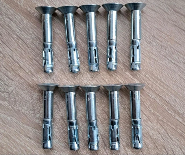50 x Liebig M6 x 60 mm tasselli di sicurezza ancoraggio bulloni ancoraggio per carichi pesanti carico pesante