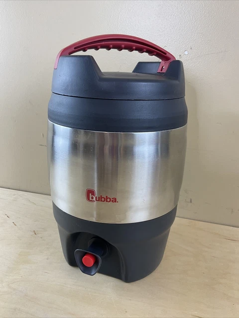Bubba Keg 128oz 3.8L Stainless Steel Black Red Large Insulated Thermos w/ Spout