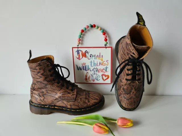 Doc martens cheap peau de serpent