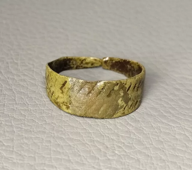 Ancient bronze Viking Ring, Original Viking artifact, US size 5.5
