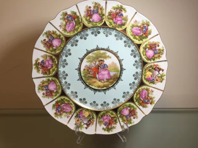 JKW Carlsbad Bavaria Plate Fragonard Love Story