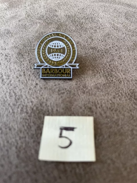 Barbour Pin Badge